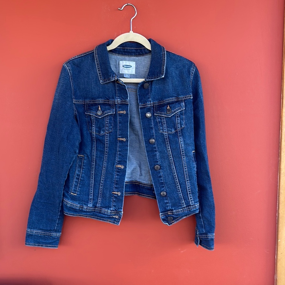 Old Navy Blue Jean Jacket Classic Trucker Style